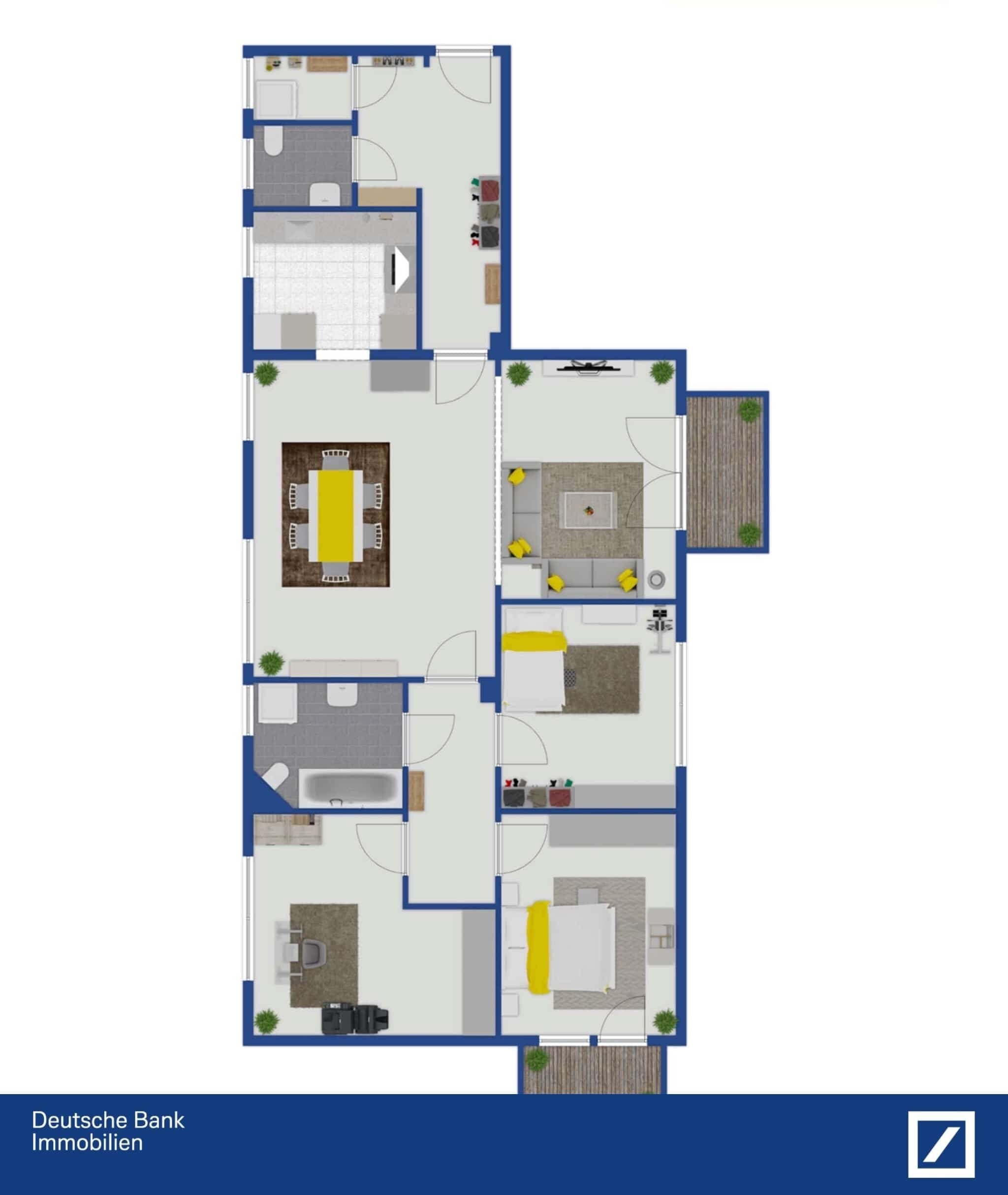 Wohnung zum Kauf 335.000 € 4,5 Zimmer 120 m²<br/>Wohnfläche 3.<br/>Geschoss Budenheim 55257