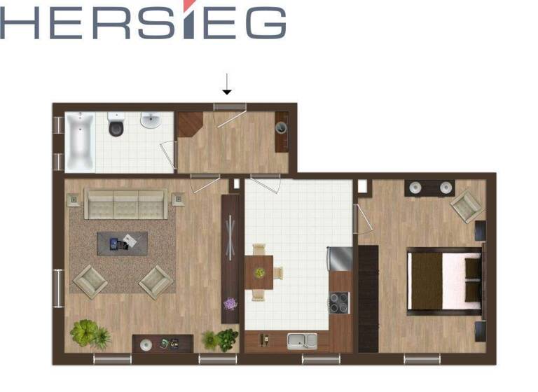 Wohnung zur Miete 305 € 2 Zimmer 55,4 m² 2. Geschoss Crottendorf 09474