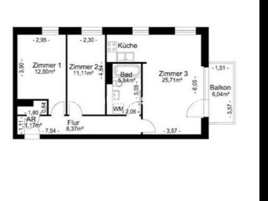 Studio zur Miete Tauschwohnung 444 € 3 Zimmer 70 m² 6. Geschoss Marzahn Berlin 12687