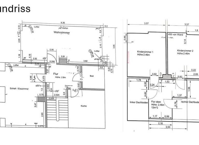 Maisonette zur Miete 1.230 € 4 Zimmer 123 m² 1. Geschoss Lessingstraße 6 Hermsdorf Thüringen 07629