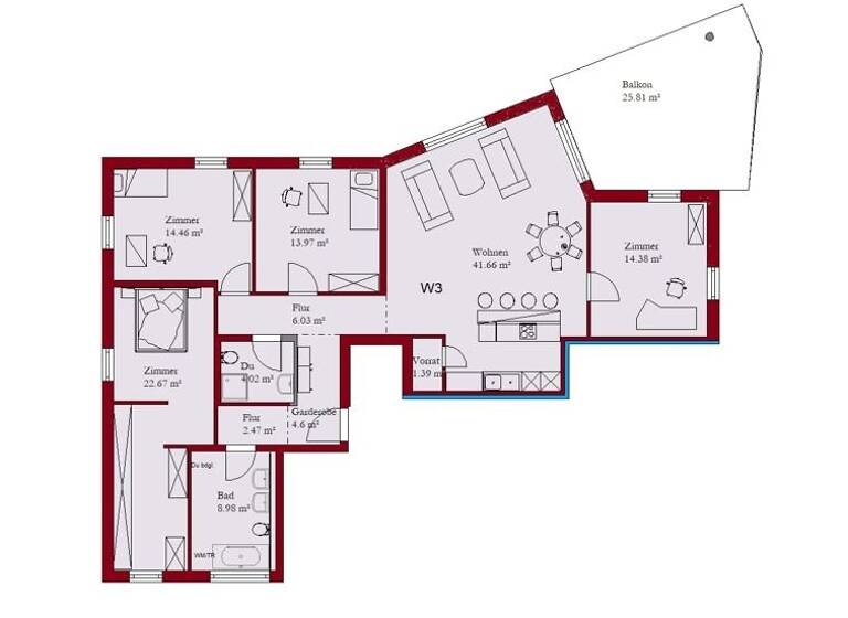 Wohnung zum Kauf 949.000 € 5 Zimmer 147,5 m²<br/>Wohnfläche Am Berg 7 Kelkheim Kelkheim (Taunus) 65779