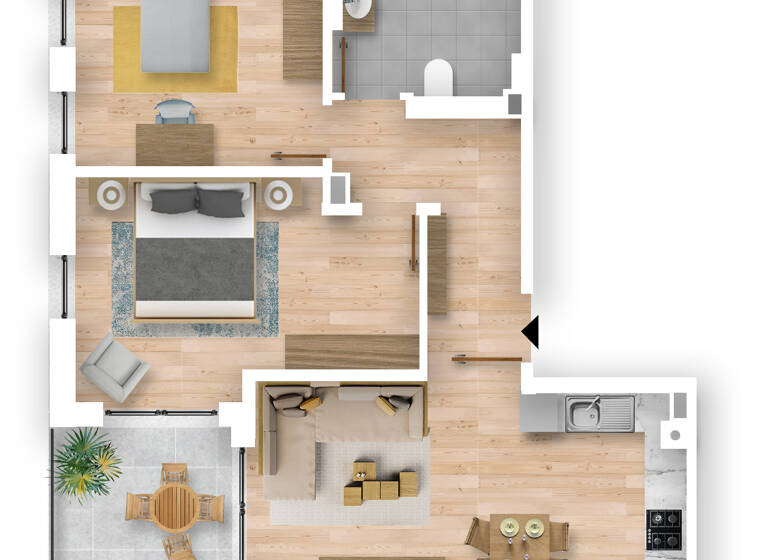 Wohnung zum Kauf provisionsfrei 527.340 € 3 Zimmer 77,6 m²<br/>Wohnfläche Wetzendorf Nürnberg 90427