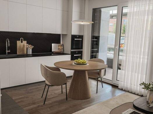 Wohnung zur Miete - Erstbezug 1.070 € 2 Zimmer 47,8 m² 2. Geschoss frei ab sofort Frachtstraße 22 + 24 Bad Cannstatt Stuttgart 70372