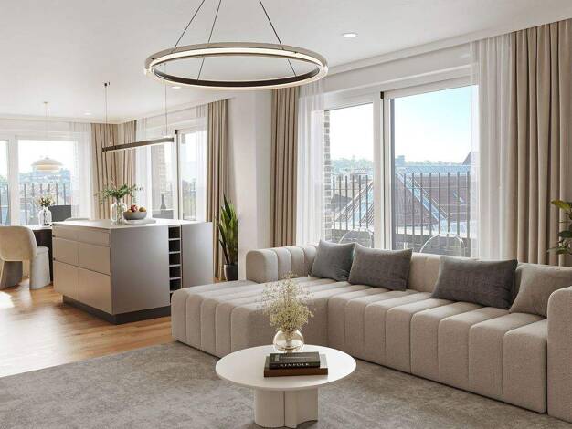 Wohnung zur Miete 1.990 € 3 Zimmer 126 m² 5. Geschoss frei ab sofort Karlstraße 8 Mitte Ludwigsburg 71638