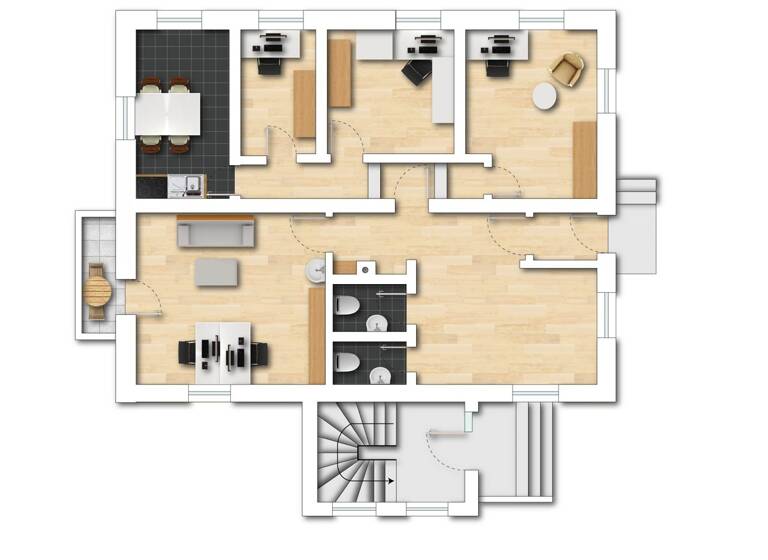 Wohnung zum Kauf 249.000 € 5,5 Zimmer 96 m²<br/>Wohnfläche EG<br/>Geschoss Altenstadt Altenstadt 89281