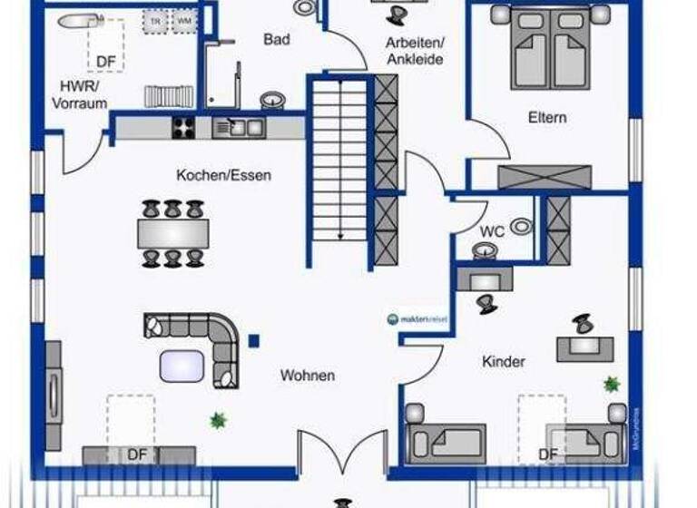 Penthouse zum Kauf als Kapitalanlage geeignet 419.000 € 4 Zimmer 128 m² Esens 26427