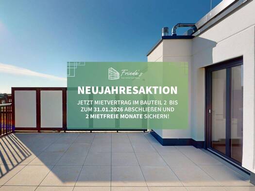 Penthouse zur Miete - Erstbezug 3.385 € 4 Zimmer 142,5 m² 5. Geschoss Friedenauer Höhe 13 Friedenau Berlin 12159