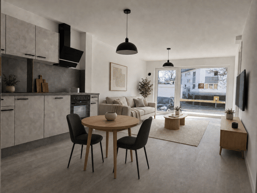 Wohnung zur Miete 626 € 1,5 Zimmer 50 m² Geschoss EG/4 frei ab sofort Kaltenbergstraße 42 Bochingen Oberndorf am Neckar 78727
