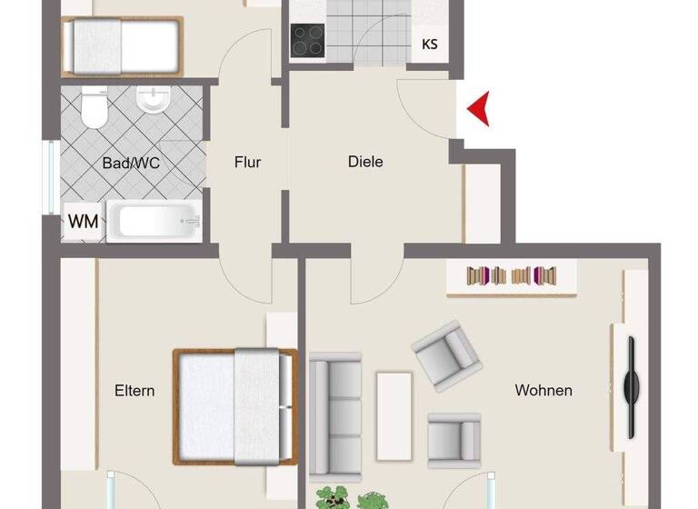 Wohnung zum Kauf 270.000 € 3 Zimmer 80,3 m² 5. Geschoss Landau 94405