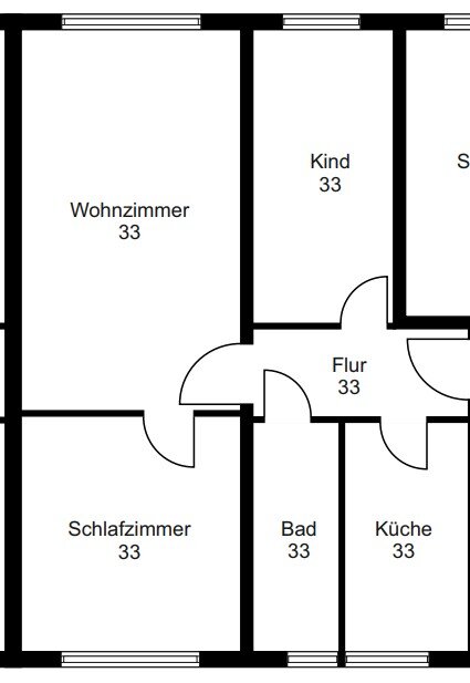 Wohnung zur Miete 396 € 3 Zimmer 59 m²<br/>Wohnfläche 1.<br/>Geschoss ab sofort<br/>Verfügbarkeit Bonhoefferstraße 34 Nord Altenburg 04600