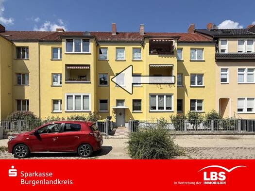 Wohnung zum Kauf 66.000 € 3 Zimmer 62,5 m² 1. Geschoss Naumburg Naumburg (Saale) 06618