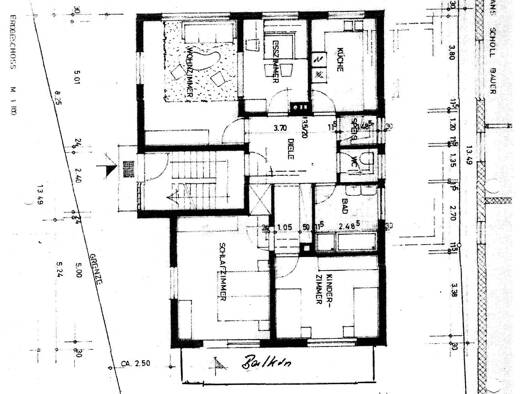 Wohnung zur Miete 784 € 4 Zimmer 98 m² Geschoss 2/3 frei ab sofort Lange Straße 10 Amstetten 73340