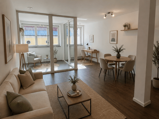 Wohnung zur Miete 560 € 2 Zimmer 56,9 m² 2. Geschoss Straubing Straubing 94315
