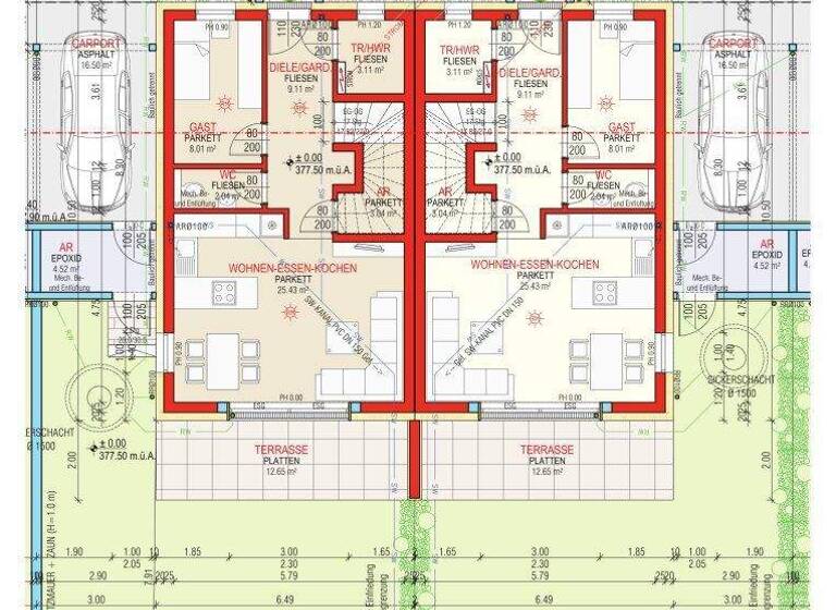 Doppelhaushälfte zum Kauf 399.000 € 5 Zimmer 100,2 m² Steyrecker Straße 2 Föhrenschacherl Steyr 4400