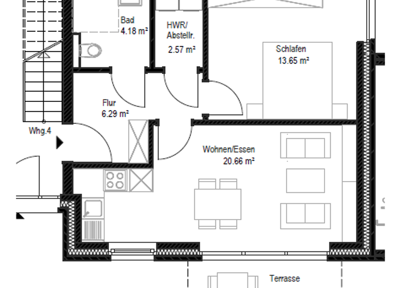 Wohnung zum Kauf 214.000 € 2 Zimmer 50,7 m²<br/>Wohnfläche EG<br/>Geschoss Stadt Ibbenbüren 49477