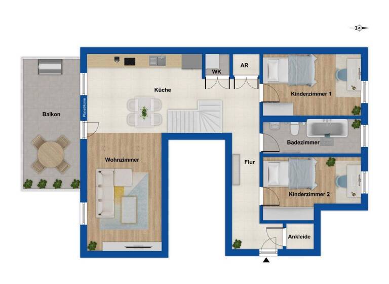 Maisonette zum Kauf 498.000 € 4,5 Zimmer 146,6 m² 2. Geschoss Rochlitz 09306
