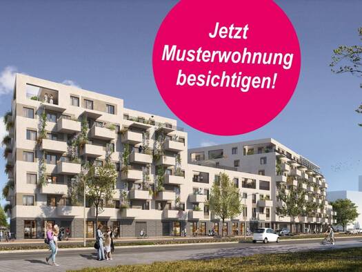 Wohnung zur Miete - Erstbezug 1.645 € 3 Zimmer 59,7 m² 10. Geschoss frei ab 01.12.2026 Donaustadtstraße Donaustadt 1220