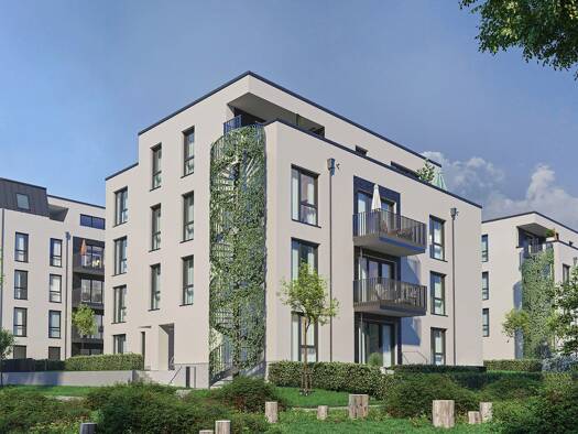 Wohnung zum Kauf - Neubau provisionsfrei als Kapitalanlage geeignet 300.000 € 1 Zimmer 31 m² Dieburger Straße 12 Fechenheim Ost 60386