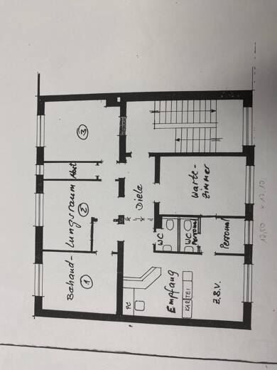 Büro-/Praxisfläche zur Miete provisionsfrei 892 € 5 Zimmer 110 m² Bürofläche Kolpingstr.123 Alt-Hamborn Duisburg 47166