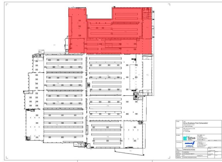 Lagerhalle zur Miete 2 € 5.636,1 m² Lagerfläche teilbar ab 2.800 m² Osterbrooksweg 35-41 Schenefeld 22869