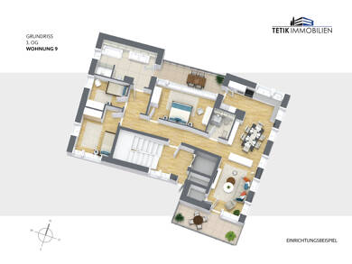 Penthouse zum Kauf - Erstbezug provisionsfrei 990.000 € 4 Zimmer 136,2 m² frei ab sofort Denzlingen 79211