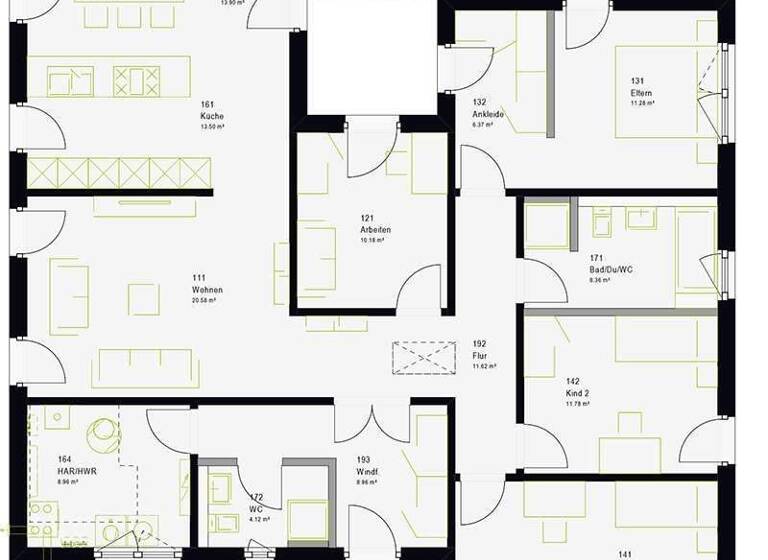 Bungalow zum Kauf provisionsfrei 806.289 € 5 Zimmer 142 m² 592 m² Grundstück Eutingen Eutingen im Gäu 72184