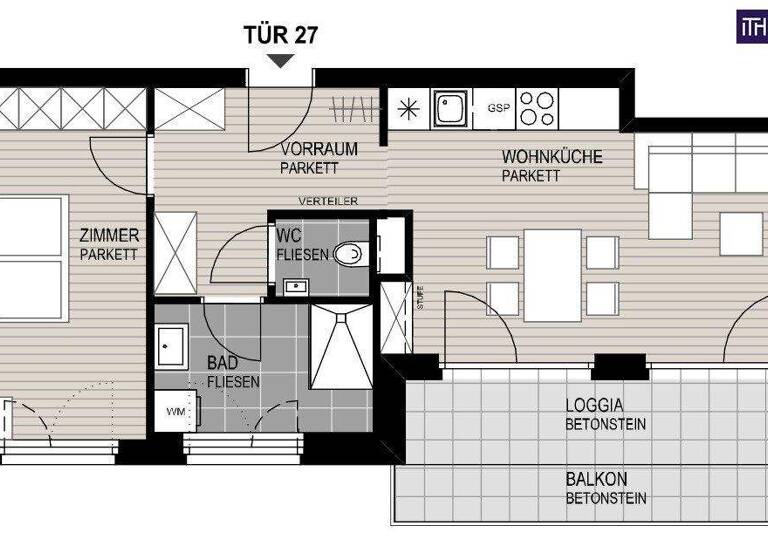 Wohnung zum Kauf 310.185 € 2 Zimmer 52 m² 3. Geschoss Breitenfurter Straße Wien 1120
