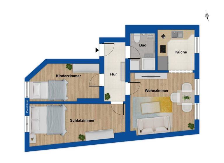 Wohnung zum Kauf 179.894 € 6 Zimmer 112 m² Trotha Halle 06114