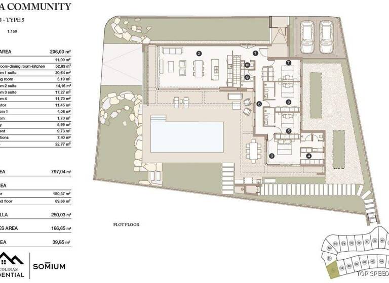 Villa zum Kauf - Erstbezug provisionsfrei 1.575.000 € 4 Zimmer 250 m² 797 m² Grundstück Orihuela Costa 03189