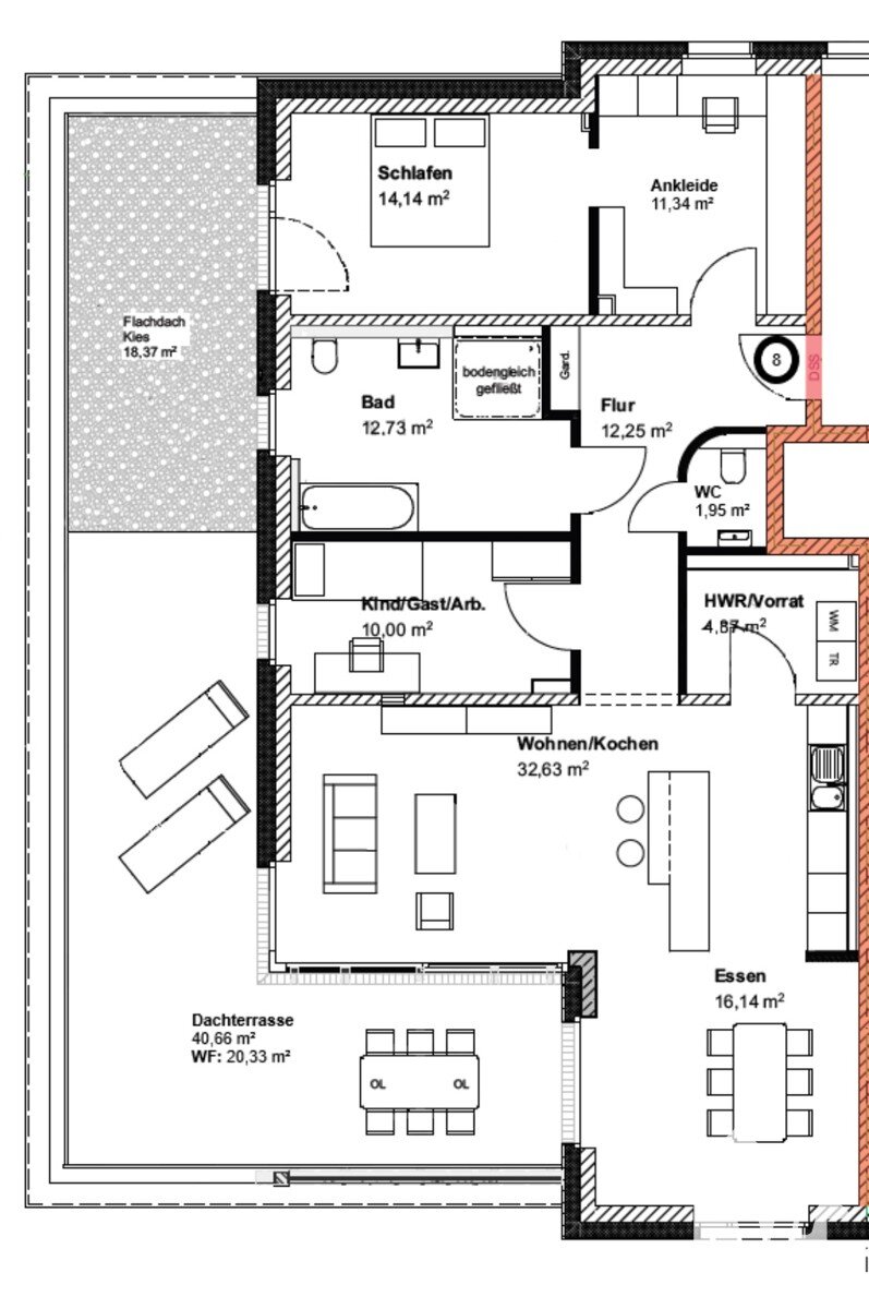 Penthouse zur Miete 1.365 € 4 Zimmer 136,4 m²<br/>Wohnfläche 2.<br/>Geschoss Haselünne Haselünne 49740