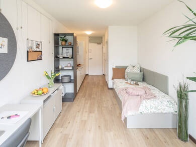 Wohnung zur Miete 585 € 1 Zimmer 20 m² frei ab 01.09.2025 Universitätsallee 1g-j Lehe Bremen 28359