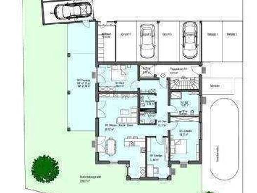 Wohnung zur Miete 1.700 € 4 Zimmer 153 m² EG frei ab sofort Hochrainstraße 12 Würding Bad Füssing 94072