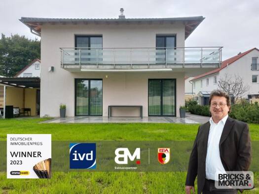 Einfamilienhaus zum Kauf 1.090.000 € 4 Zimmer 135 m² 600 m² Grundstück Oberhausen Augsburg 86154