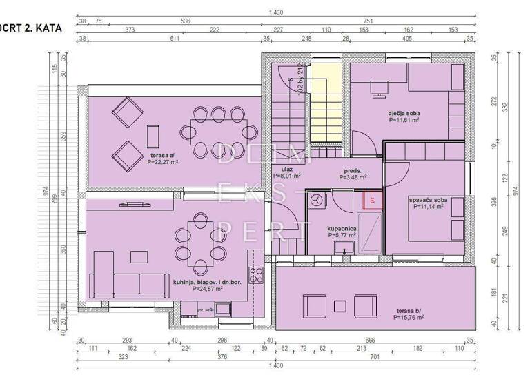 Wohnung zum Kauf 227.000 € 3 Zimmer 78 m² 2. Geschoss Sesvete 10360