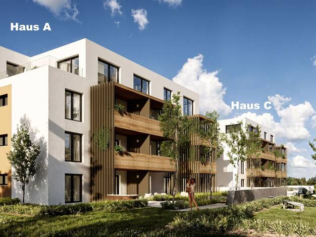 Terrassenwohnung zum Kauf - Neubau provisionsfrei 324.900 € 2 Zimmer 54,8 m² 3. Geschoss Willibald-Schmidt-Straße 13 Beilngries Beilngries 92339