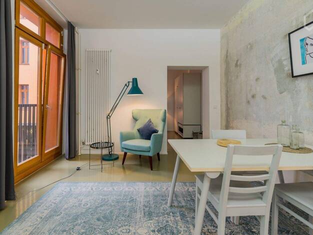 Wohnung zur Miete Wohnen auf Zeit 1.540 € 2 Zimmer 36 m² frei ab 01.04.2026 Friedrichshain Berlin 10249