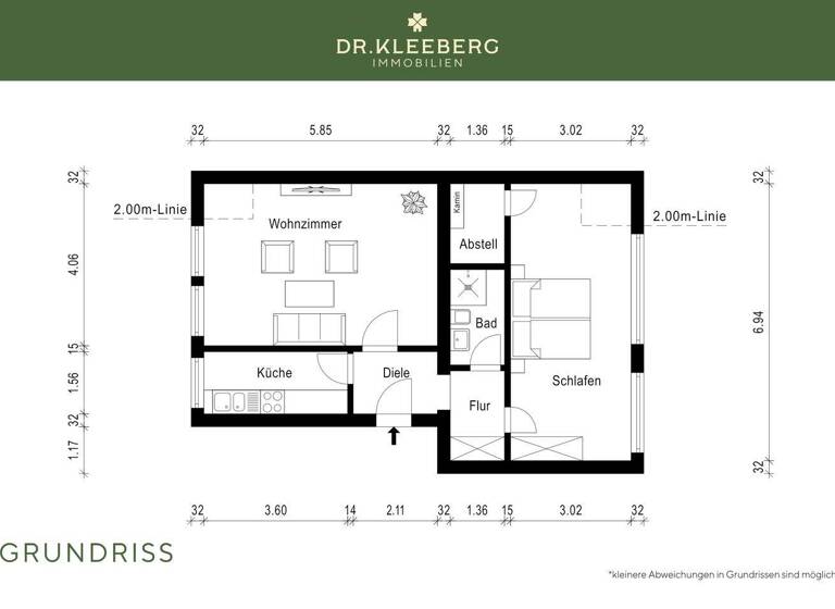 Wohnung zum Kauf 269.000 € 2 Zimmer 63 m² 4. Geschoss Mauritz Münster 48145