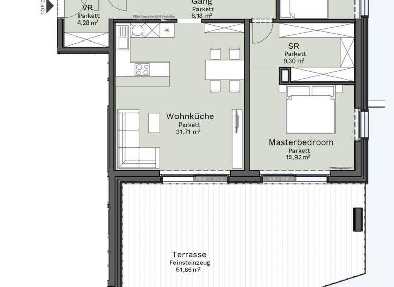 Wohnung zum Kauf - Erstbezug 1.115.000 € 3 Zimmer 95 m² Bad Ischl 4820