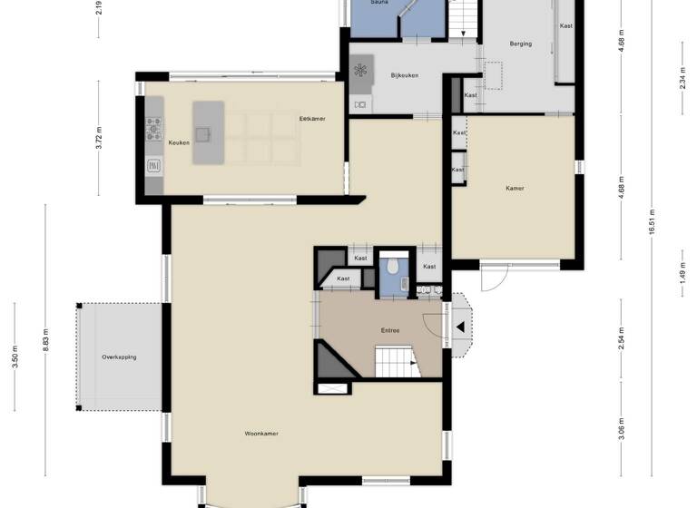 Villa zum Kauf 1.195.000 € 10 Zimmer 277 m²<br/>Wohnfläche 509 m²<br/>Grundstück spierkesdreef 13 nuenen 5673 PK