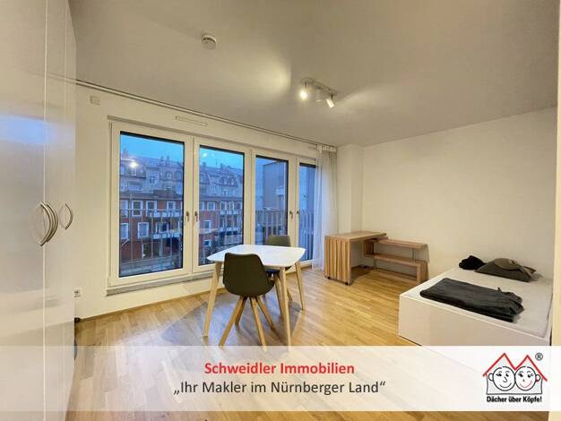 Wohnung zur Miete 565 € 1 Zimmer 28,9 m² frei ab 15.10.2026 Muggenhof Nürnberg 90429