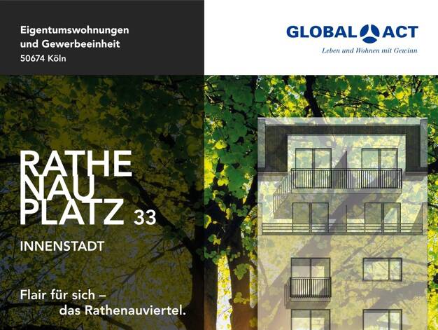 Wohnung zum Kauf provisionsfrei 389.000 € 2 Zimmer 59 m² 4. Geschoss frei ab sofort Neustadt-Süd Köln 50674