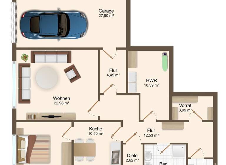 Wohnung zum Kauf 129.000 € 3 Zimmer 78 m² Bentstreek Friedeburg 26446