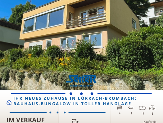 Haus zum Kauf 549.000 € 5,5 Zimmer 141 m² 451 m² Grundstück frei ab sofort Rosswangweg 14 Brombach Lörrach 79539