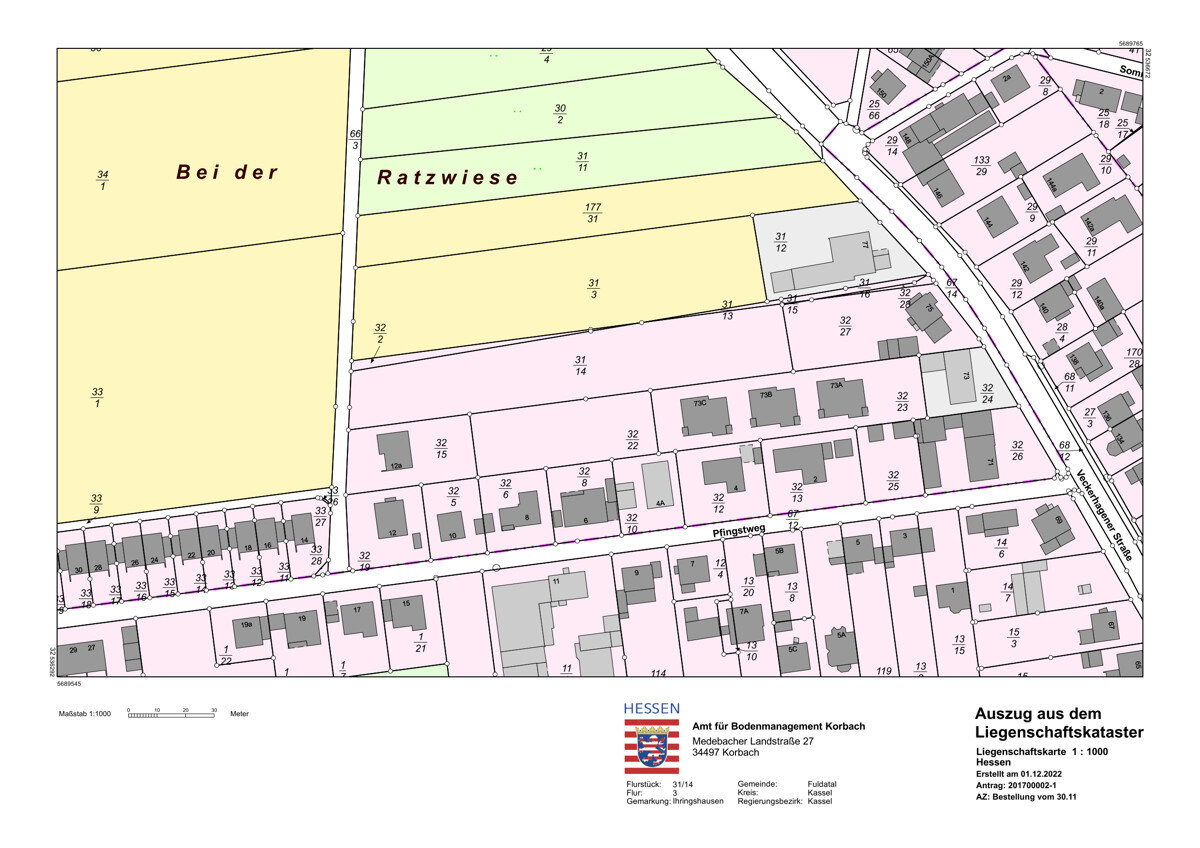 Grundstück zum Kauf 750.000 € 5.164 m²<br/>Grundstück Ihringshausen Fuldatal / Ihringshausen 34233