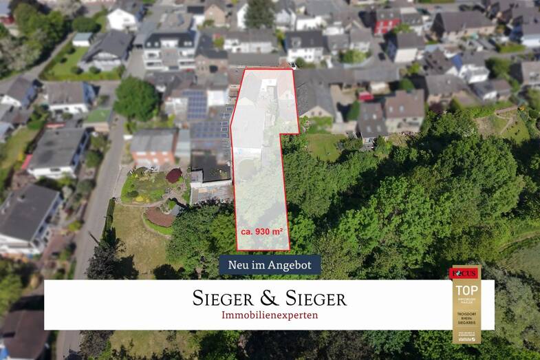 Grundstück zum Kauf 499.800 € 930 m² Grundstück Müllekoven Troisdorf 53844