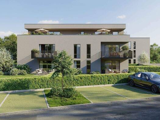 Wohnung zum Kauf - Neubau provisionsfrei 293.500 € 2,5 Zimmer 62,8 m² 1. Geschoss Satteldorf 74589