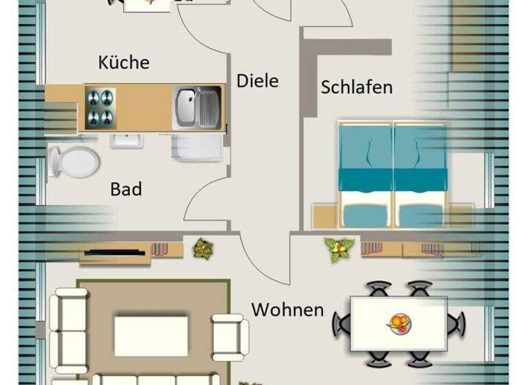 Wohnung zur Miete 473 € 2,5 Zimmer 69,5 m² 2. Geschoss Friedrich-Ebert-Straße 251 Aldenrade Duisburg 47179