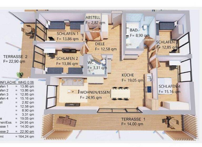 Wohnung zum Kauf 699.000 € 5 Zimmer 165 m² EG Kaufbeuren 87600