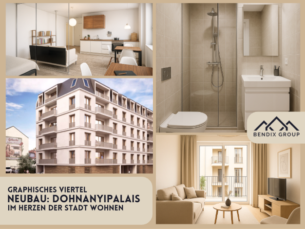 Wohnung zum Kauf - Neubau provisionsfrei 220.011 € 2 Zimmer 33,9 m² 1. Geschoss Zentrum-Ost Leipzig 04103