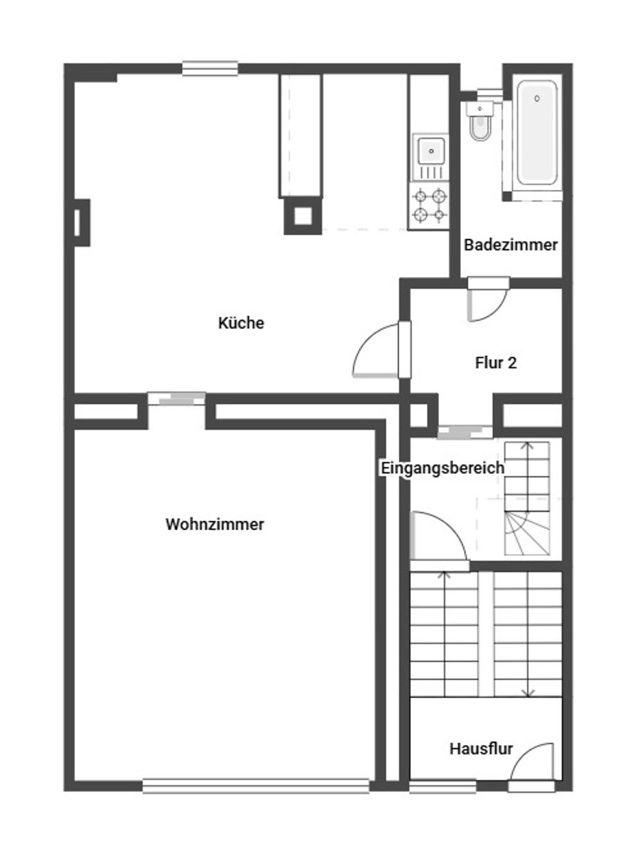 Immobilie zum Kauf als Kapitalanlage geeignet 100.000 € 2 Zimmer 74,3 m²<br/>Fläche Alt-Hamborn Duisburg 47166